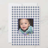 Blueberry Berry Eerste Verjaardag Kaart (Achterkant)