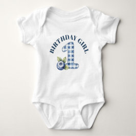 Blueberry Berry First Birthday Romper