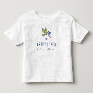 Blueberry Berry hield van kleine zus Kinder Shirts