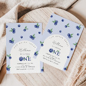 Blueberry Berry lieve jongen eerste verjaardag Kaart