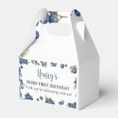 Blueberry Berry Sweet 1e Verjaardagsfeest Favor Bo Bedankdoosjes (Achterkant)