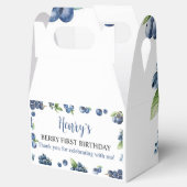 Blueberry Berry Sweet 1e Verjaardagsfeest Favor Bo Bedankdoosjes (Geopend)