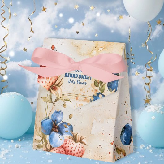 Blueberry Berry Sweet Baby shower Bedankdoosjes