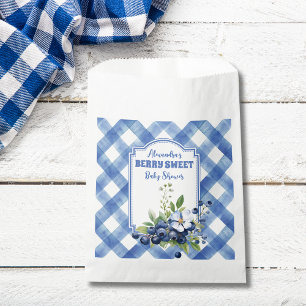 Blueberry Berry Sweet Baby shower Bedankzakje