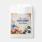 Blueberry Berry Sweet Baby shower Bedankzakje (Voorkant)