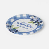 Blueberry Berry Sweet Baby shower Papieren Bordje (Gekanteld)