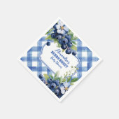 Blueberry Berry Sweet Baby shower Servet (Hoek)