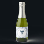 Blueberry Berry Sweet Baby shower Sparkling Wijnetiket<br><div class="desc">Blueberry Sweet Baby shower Sparkling Wine Label - Onderdeel van een Baby shower Collectie</div>