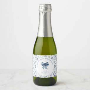 Blueberry Berry Sweet Baby shower Sparkling Wijnetiket