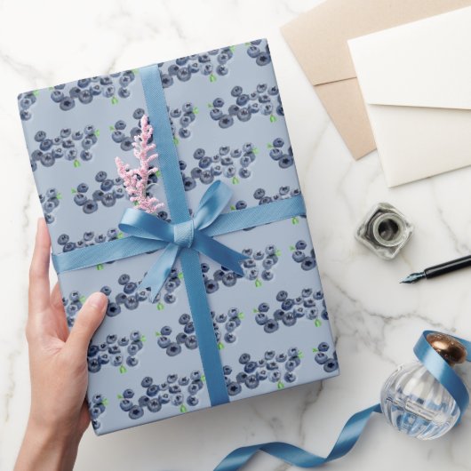 Blueberry Berry Zoet Verjaardagsfeest Fruit Zomer Cadeaupapier (Geschenken)