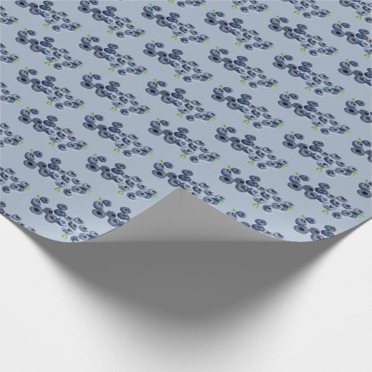Blueberry Berry Zoet Verjaardagsfeest Fruit Zomer Cadeaupapier (Hoek)