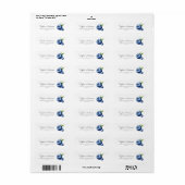 Blueberry Berry zoete zomer Etiket (Full Sheet)