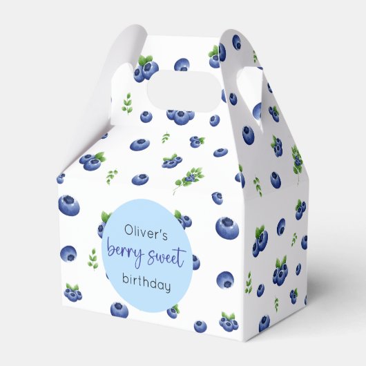 Blueberry Birthday Berry Sweet Bedankdoosjes (Achterkant)
