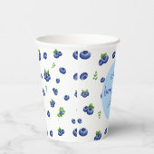 Blueberry Birthday Berry Sweet Papieren Bekers (Rechts)