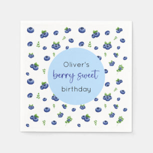 Blueberry Birthday Berry Sweet Servet