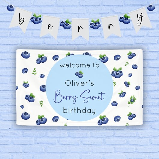 Blueberry Birthday Berry Sweet Spandoek