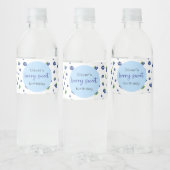 Blueberry Birthday Berry Sweet Waterfles Etiket (Flessen)
