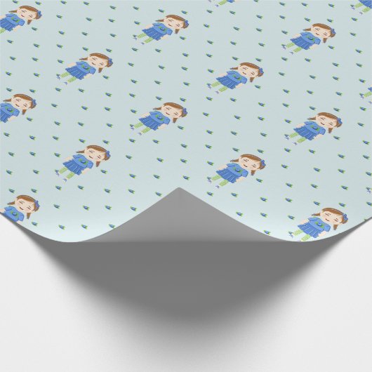 Blueberry Birthday Cadeaupapier (Hoek)