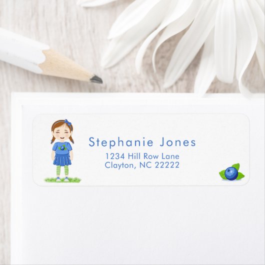 Blueberry Birthday Etiket (Insitu)