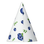 Blueberry Birthday Feesthoedjes (Achterkant)