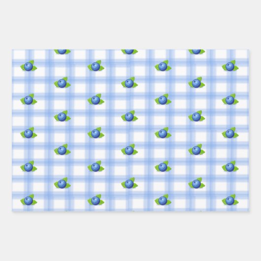 Blueberry Birthday Inpakpapier Vel