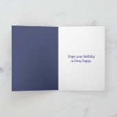 Blueberry Birthday Kaart (Binnen)