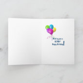 Blueberry Birthday Kaart (Binnen)