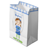 Blueberry Birthday Medium Cadeauzakje (Achterkant Gekanteld)