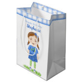 Blueberry Birthday Medium Cadeauzakje (Voorkant Gekanteld)