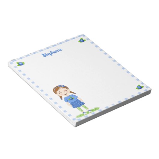 Blueberry Birthday Notitieblok (Schuin)