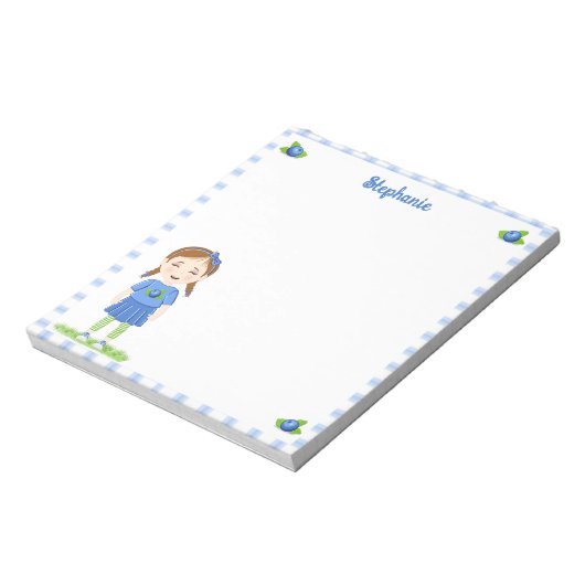 Blueberry Birthday Notitieblok (Linkerzijde)