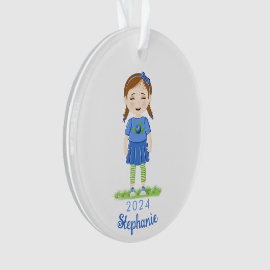 Blueberry Birthday Ornament (voorkant)