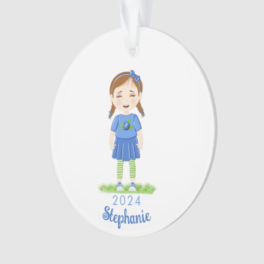Blueberry Birthday Ornament (voorkant)