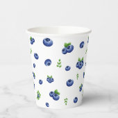 Blueberry Birthday Papieren Bekers (Links)