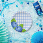 Blueberry Birthday Papieren Bordje (Feest)