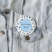 Blueberry Birthday Ronde Button 7,6 Cm (In situ)