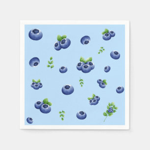 Blueberry Birthday Servet