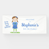 Blueberry Birthday Spandoek (Horizontaal)