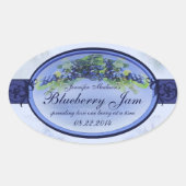 Blueberry bliklabel 3a ovale sticker (Voorkant)