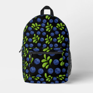 Blueberry Bliss: Het Ontwerp van het Patroon van h Bedrukte Rugzak