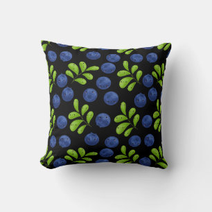 Blueberry Bliss: Het Ontwerp van het Patroon van h Kussen