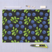 Blueberry Bliss: Het Ontwerp van het Patroon van h Tissuepapier (Craft)