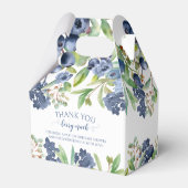 Blueberry bloemenbabyboy douche snoep gunstboxen bedankdoosjes (Achterkant)