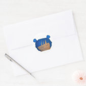 Blueberry Blondine Sticker! Ronde Sticker (Envelop)