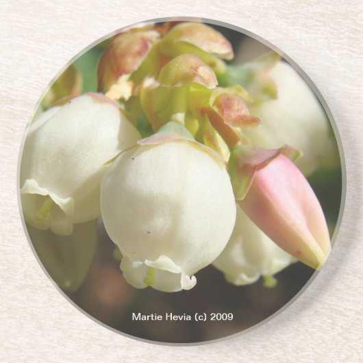 Blueberry Blossoms - Onderzetter (Voorkant)