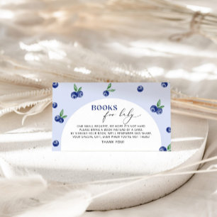Blueberry boeken voor baby ticket informatiekaartje