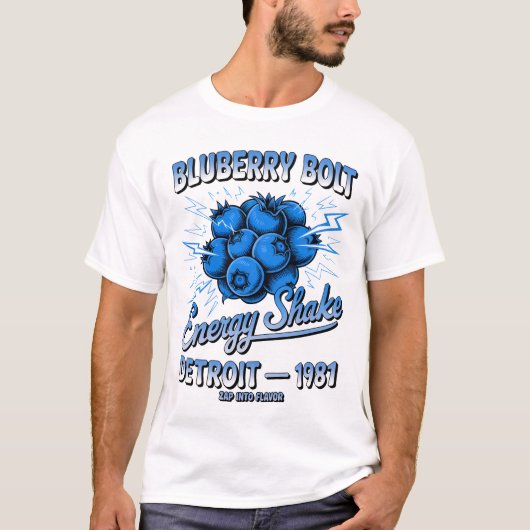 Blueberry Bolt T-shirt (Voorkant)