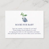 Blueberry Books for Baby Enclosure Kaart Visitekaartje (Voorkant)