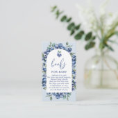 Blueberry Books for Baby Request Card Informatiekaartje (Staand voorkant)