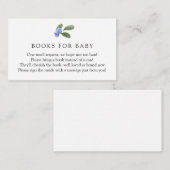 Blueberry Books for Baby Request Enclosure Card Informatiekaartje (Voorkant / Achterkant)